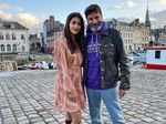 BTS pictures of Prabhas and Pooja Hegde from the sets of 'Radhe Shyam'