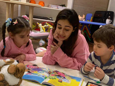 Ananya spends time with Karan’s kids