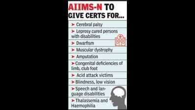 AIIMS-Nagpur is now designated disability centre, to issue certificates for NEET counselling
