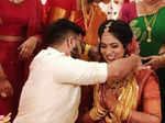 ‘Kudumbavilakku’ actress Athira Madhav ties the knot with long-term boyfriend Rajeev Menon