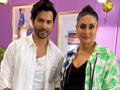 Photos Kareena Kapoor Khan and Varun Dhawan get chatty as they record a segment for her radio show Hindi Movie News picture