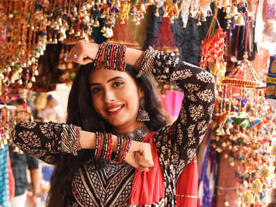Charu Asopa on a Diwali shopping spree in Jaipur