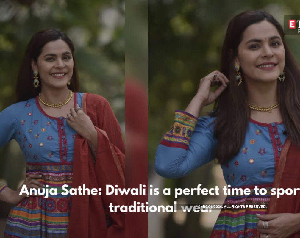 
Anuja Sathe: Diwali is a perfect time to sport traditional wear

