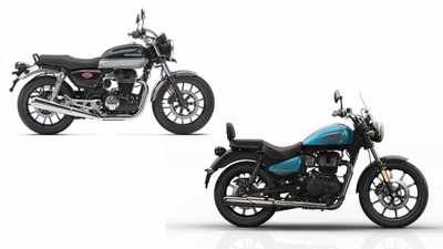 Royal Enfield Meteor 350 vs Honda H'ness CB350: Two to tango - Times of  India