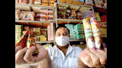 Ludhiana: This festival season a damp squib for cracker traders
