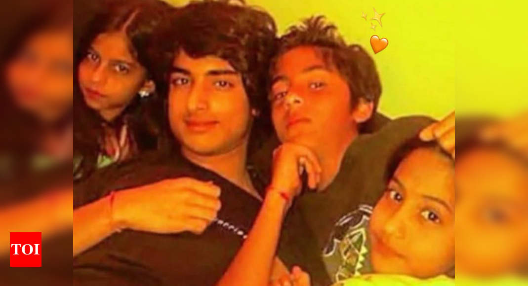 Birthday boy Aryan Khan looks unrecognizable in this unseen childhood ...