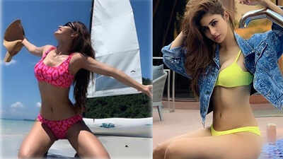 Mouni Roy shares a beautiful video of herself remembering her beach days!