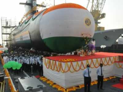 Indian Navy's fifth Scorpene class submarine Vagir launched