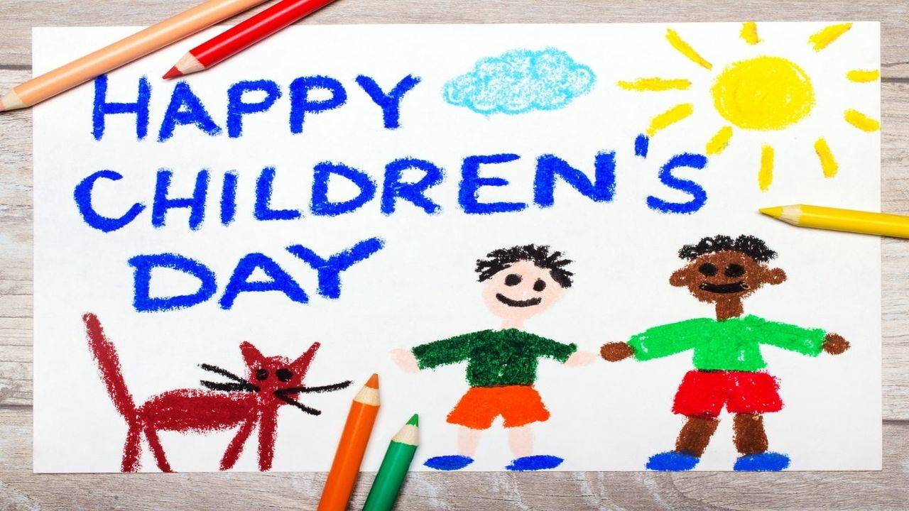 Children Day 2020 - Children Day Drawing - Children Day Poster Drawing -  YouTube