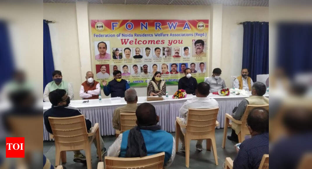 Noida RWAs raise water supply issue Noida News Times of India