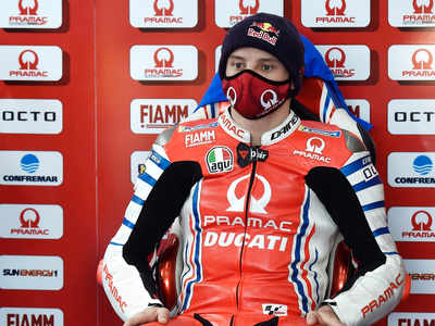 Miller fastest in Valencia MotoGP practice as Mir crashes