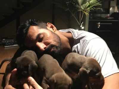 Happy Diwali 2020: John Abraham has an adorable wish for fans as he poses with his furry friends