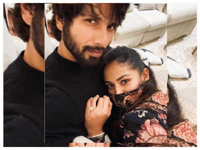 Shahid Kapoor shares a loved-up selfie with wife Mira Rajput: Just what I need on a rainy winter evening