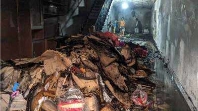 Ambala: 3 shops gutted in major fire on Diwali night