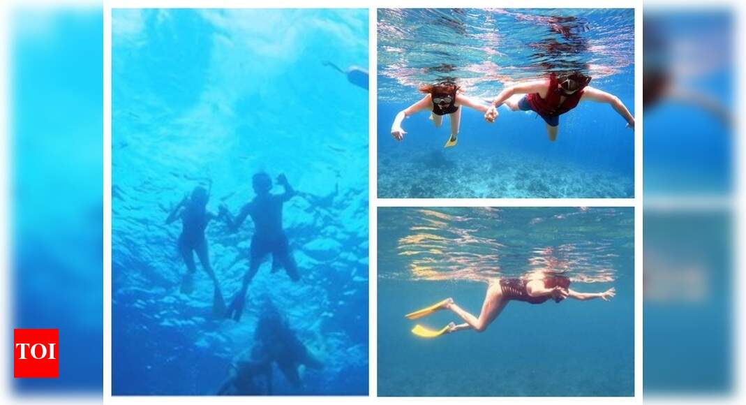 THESE pictures of Kajal Aggarwal’s deepsea diving will give you major