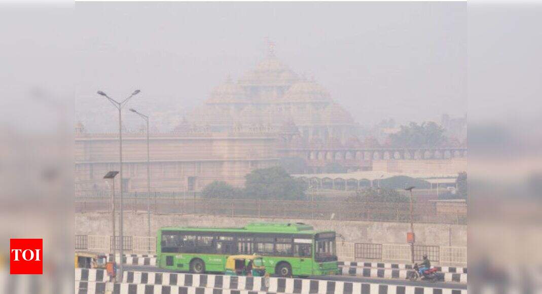 Pollution levels higher in Delhi this Diwali as compared to 2019: CPCB - Times of India