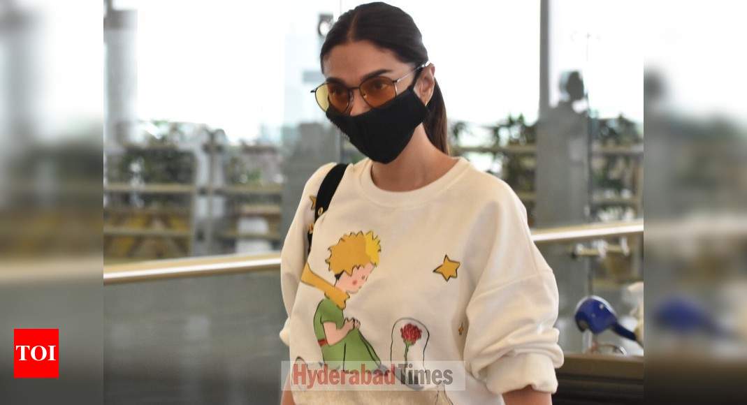 Aditi Rao Hydari spotted at the airport in an outfit worth Rs. 12,700 along  with Louis Vuitton bag worth Rs. 1.1 lakh and Gucci shoes worth Rs. 85,000  12700 : Bollywood News - Bollywood Hungama