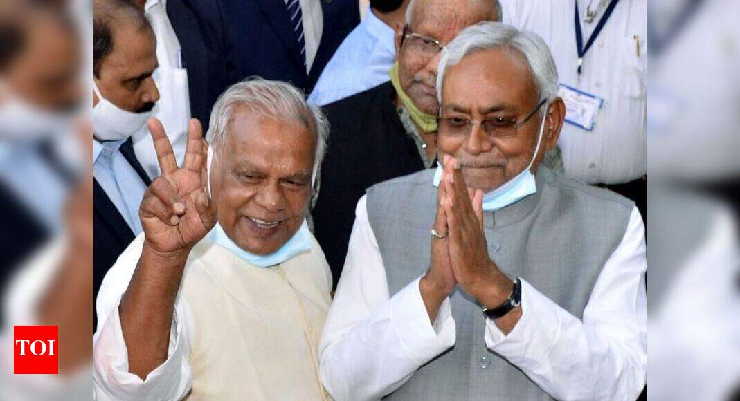 Nitish Kumar govt formation in Bihar: Former CM Jitan Ram Manjhi shows a change of heart - Times of India