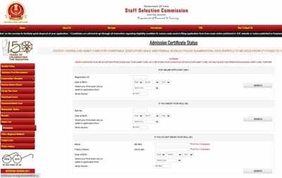 SSC Delhi Police Constable admit card 2020 for central region released, download here