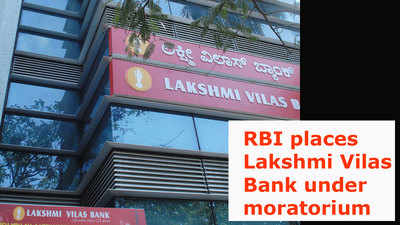 RBI places Lakshmi Vilas Bank under moratorium, caps withdrawal limit