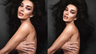 Amy Jackson takes the internet by storm with her breathtaking picture, says, 'Spicing lockdown up a lil bit'