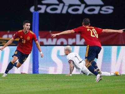 Nations League: Stunning Spain hit Germany for six as Giroud stars in France's win
