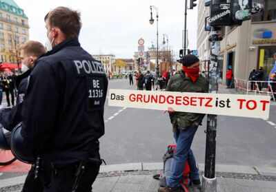 German capital braces for protests of coronavirus measures
