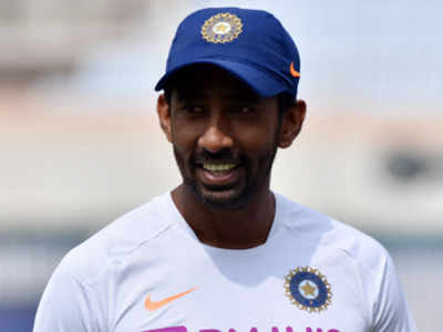 Wriddhiman Saha back at India nets, on road to recovery