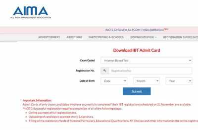 MAT admit card 2020 released, download here