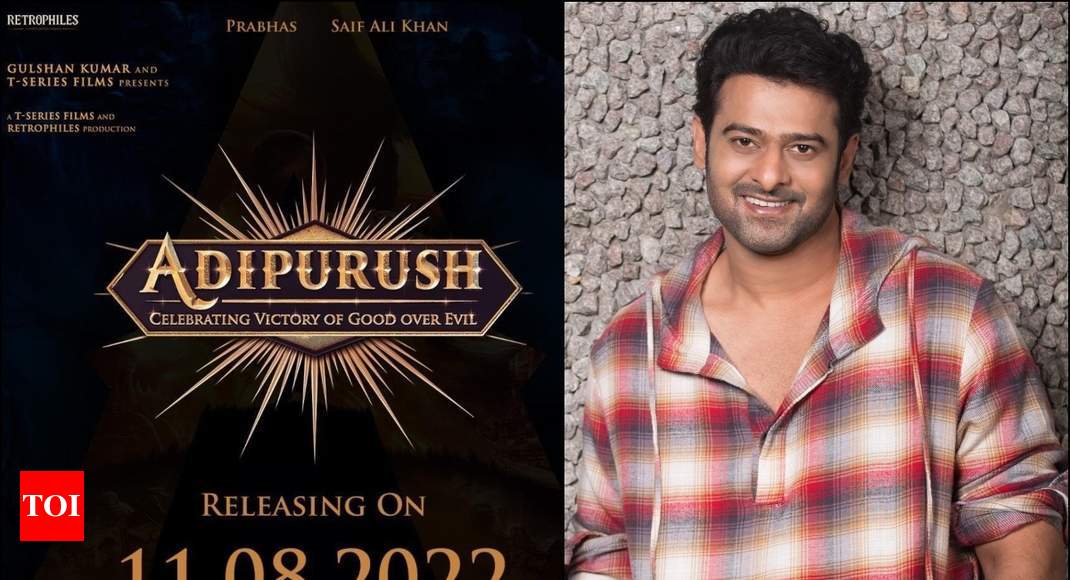 Adipurush' in 2022: Release date of Prabhas and Saif Ali Khan starrer  announced | Telugu Movie News - Times of India