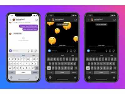 Facebook Messenger and Instagram get vanish mode, chat themes and other  features - Times of India