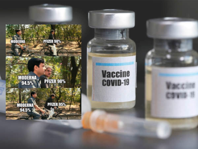 Moderna:Pfizer :: 94.5%:95% - How Internet reacted to this Coronavirus vaccine update