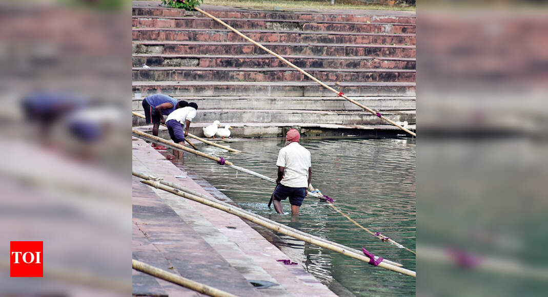 Ghats ready to host Chhath devotees today | Ranchi News - Times of India