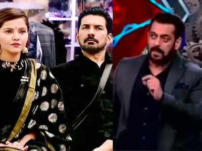 Bigg Boss 14: Salman Khan exposes Abhinav Shukla; accuses him of staying safe while wife Rubina Dilaik keeps getting nominated