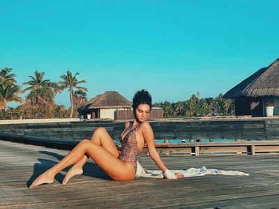 Tara Sutaria sets the temperature soaring with her latest picture from the Maldives