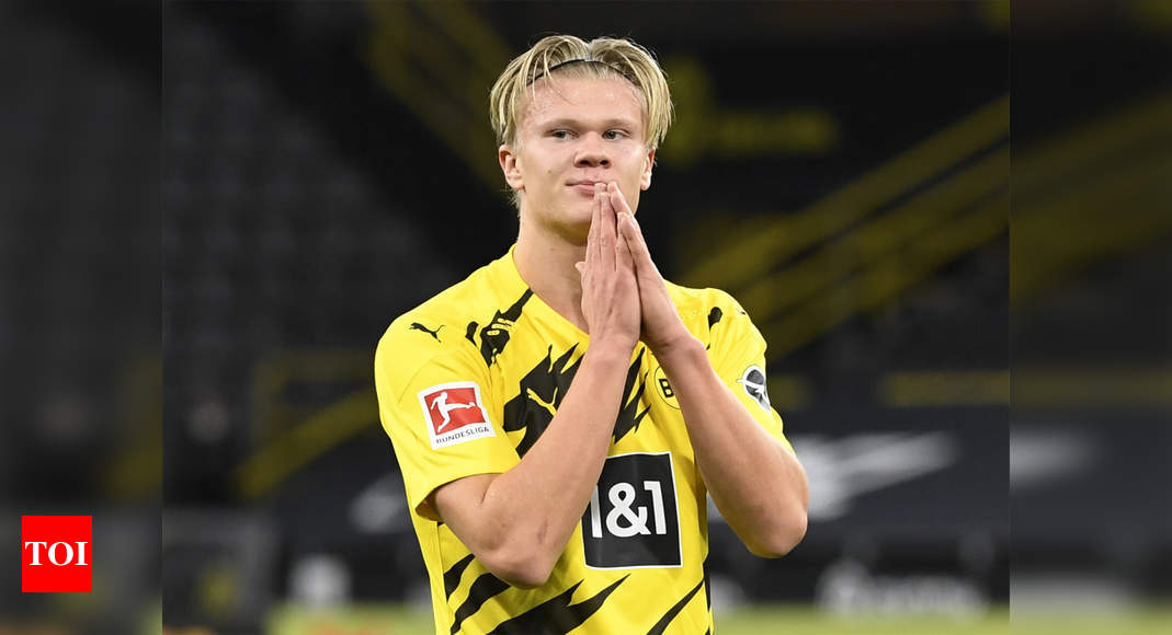 Dortmund S Erling Haaland Wins Golden Boy Award Football News Times Of India