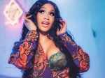 28-year-old rapper Cardi B appeared on the cover of Footwear News magazine in Goddess Durga pose with shoes in her hand