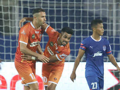 ISL: Igor Angulo's brace helps Goa hold Bengaluru to 2-2 draw