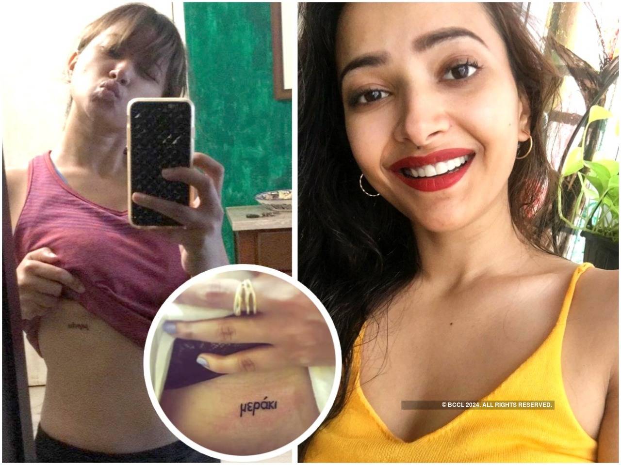 Actress Shweta Basu Prasad gets her life's mantra tattooed in Greek | Hindi  Movie News - Times of India