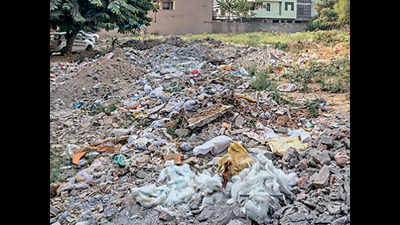 Gurugram: Sector 28 residents flag waste dumping on road, ‘unsafe’ & poorly lit streets