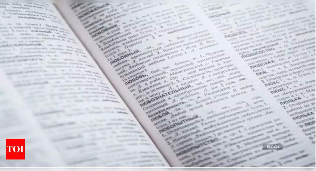 Oxford English Dictionary names 'words of the year' Times of India