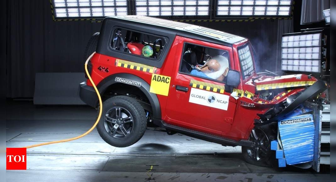 Mahindra Thar News Mahindra Thar Scores 4 Star Rating In Global Ncap Crash Test