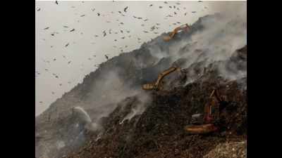AAP, BJP spar over fire in Ghazipur landfill site in Delhi
