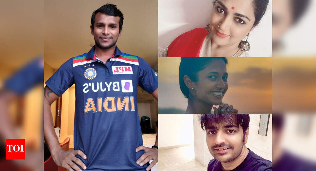 Natarajan receives his first Indian jersey; Kollywood celebs