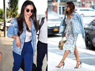 Rock denim jacket like Bollywood hotties