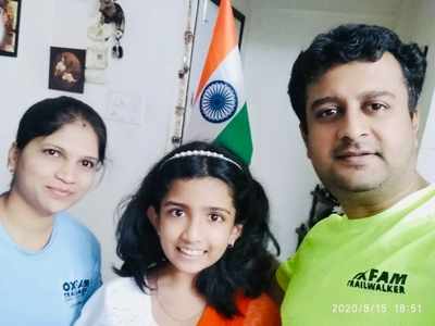 Pune techie participates in one of the toughest virtual walkathons along with family