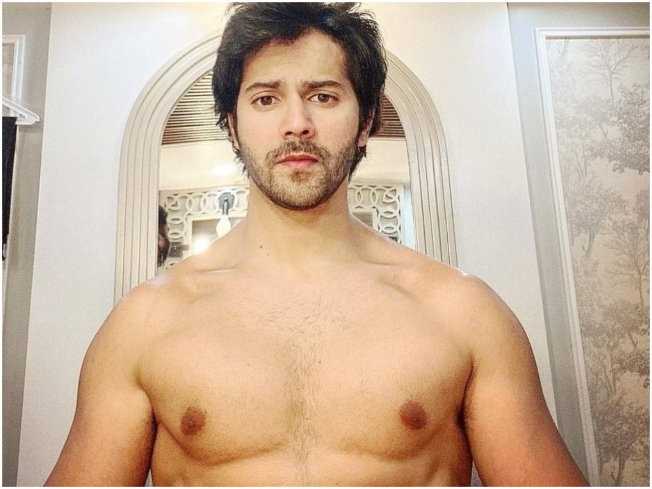 Varun Dhawan shares a series of shirtless photos as he gets ready ...