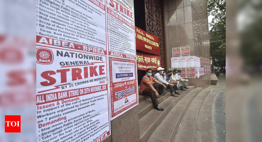 strike impacts normal life in kerala, west bengal; banking operations hit | india news - times of india