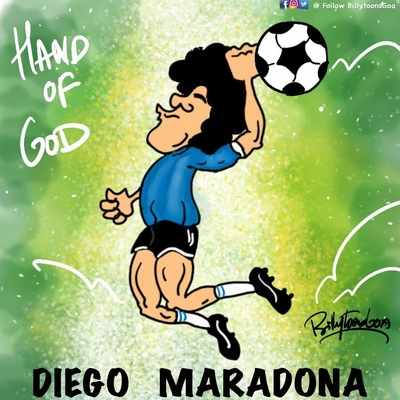 A football legend: Diego Maradona