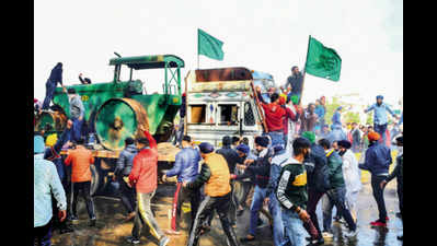 Haryana: Marching farmers bulldoze resistance